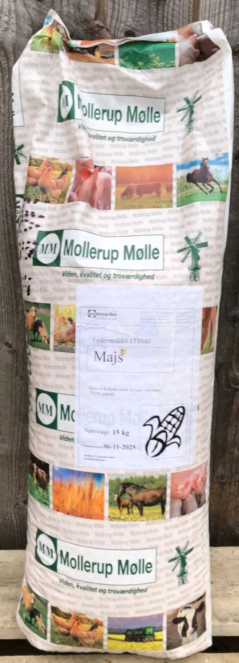 Majs i sække - 15 kg